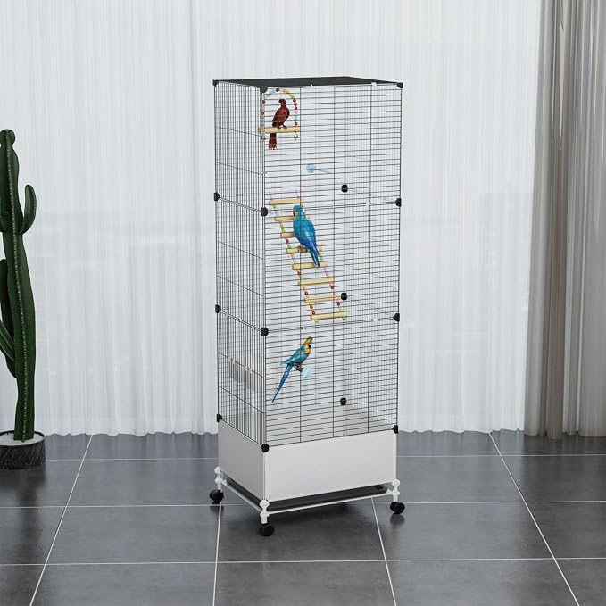 Extra Large Bird Cage, Wide Birdcage - Image 8