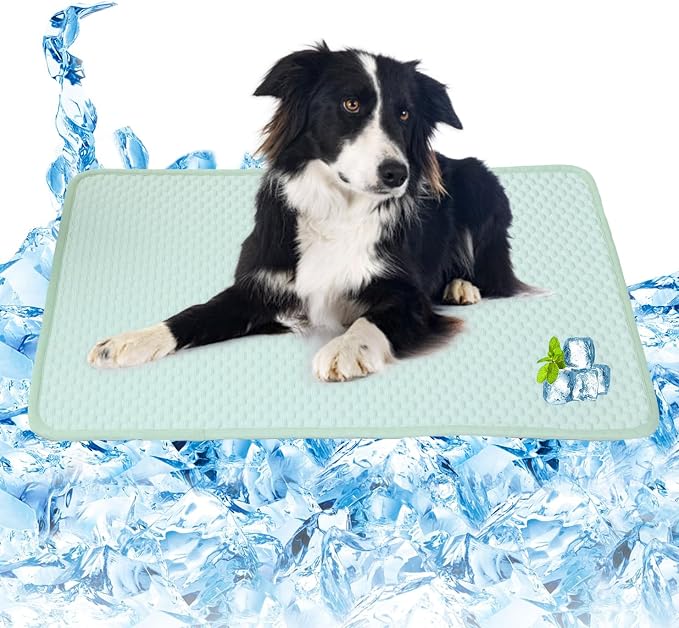 SOMOYA Dogs Cooling Mat Pet Cooling Pads Blanket Sleeping Kennel Mat, Washable by SOMOYA
