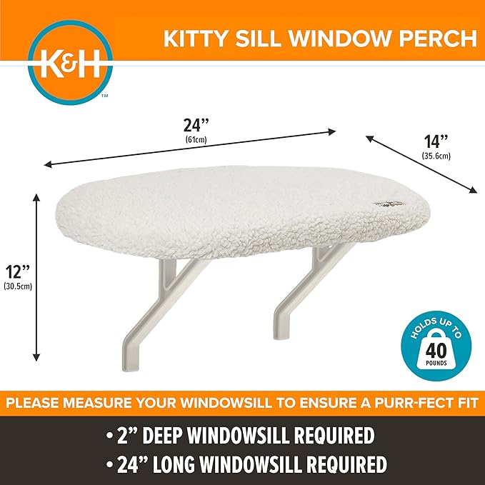 K&H Pet Products Kitty Sill Cat Window Perch - Image 2