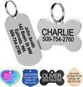 GoTags Stainless Steel Pet ID Tags, Personalized Dog Tags and Cat Tags by GoTags