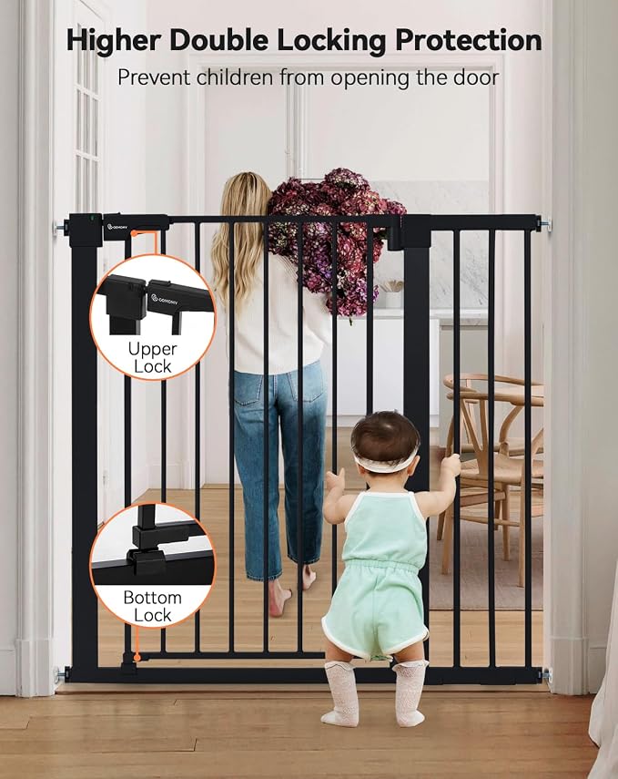 COMOMY 36" Extra Tall Baby Gate - Image 6