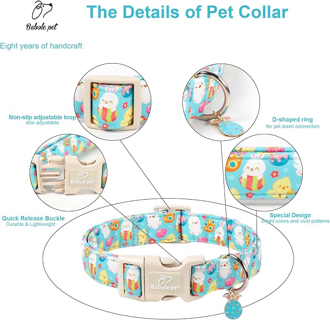 Easter Dog Collar for Giant Large Dogs - Image 3