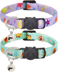 Cat Collar, 2 Pack Breakaway Collar by Giecooh