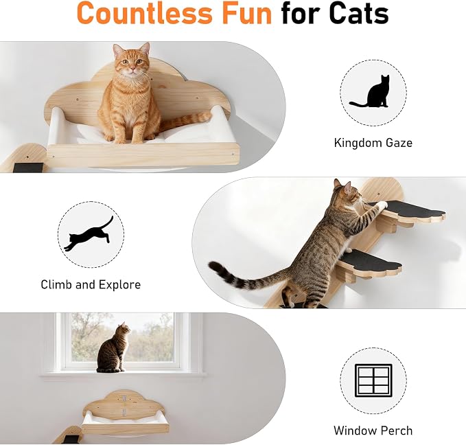 XiaZ Cat Wall Hammock Mounted Bed - Image 4