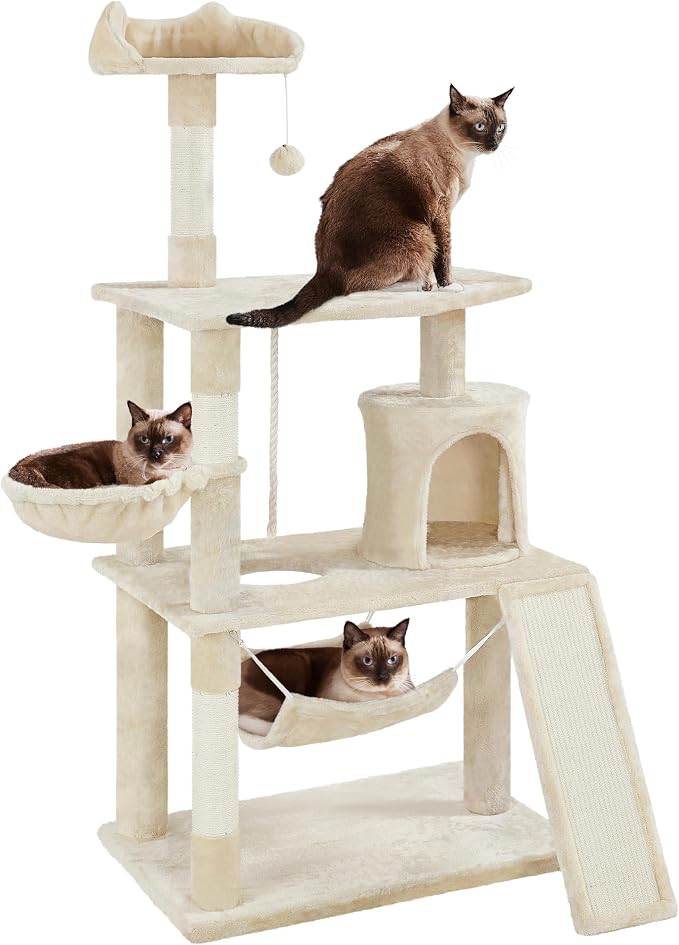 Yaheetech 63.5in Extra Large Cat Tree Condo - Image 2