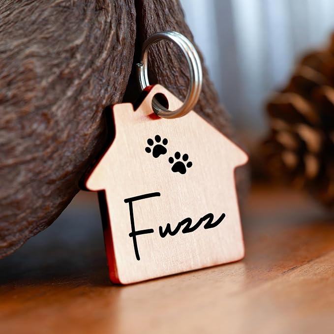 Ultra Joys Cat ID Tag Personalized Pet Tags, Durable Stainless Steel Small Pet - Image 2