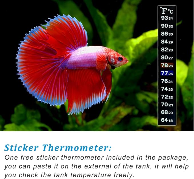 PULACO 300Watt Aquarium Heater for 50-70 Gallon Fish Tank, Adjustable - Image 6