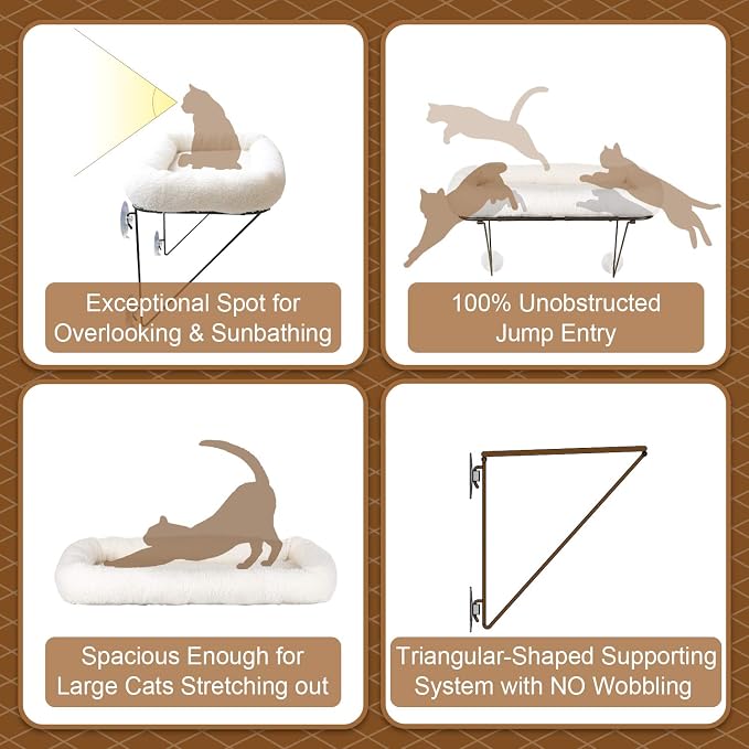 Zakkart Cat Window Perch - Image 5