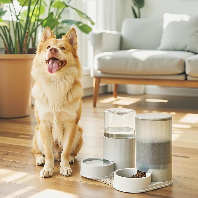 Gravity 3.8L Automatic Pet Waterer and Feeder Bundle Set - Image 2