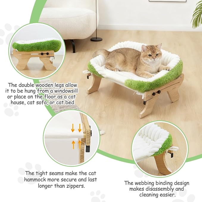 cat Window Perch for Indoor Cats Large Window Hammock - Image 6