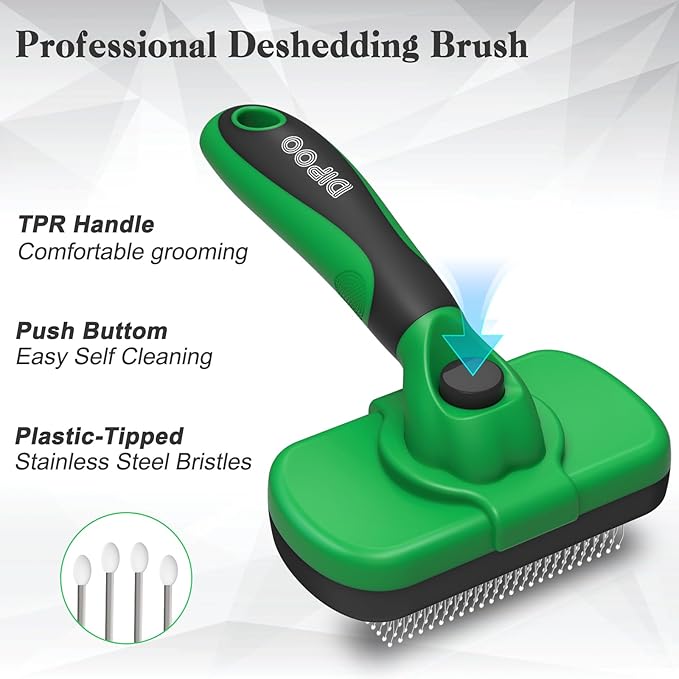Self Cleaning Deshedding Brush for Dogs & Cats - Image 2