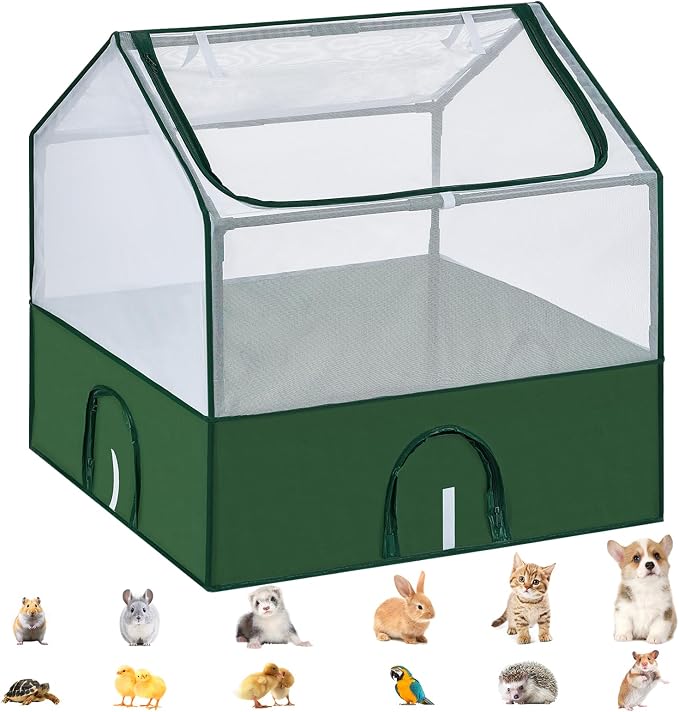 Dinmo Small Animal Playpen, Guinea Pig Cages, Rabbit Playpen, Puppy Play Pen by DINMO