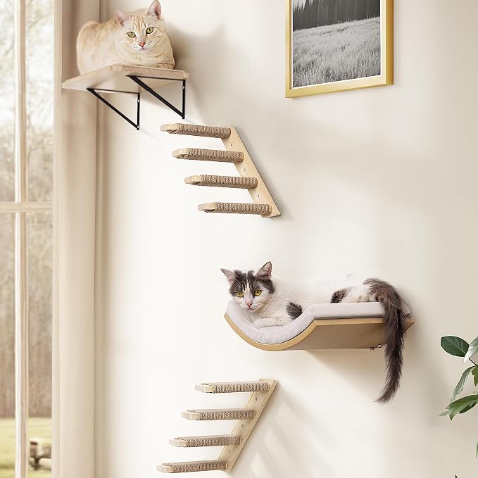 4-Piece Cats Wall Furniture by PELUOMOZ