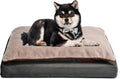 Amazon Basics Dog Bed with Cooling Gel Memory Foam, Pressure-Relief Support by AmazonBasics