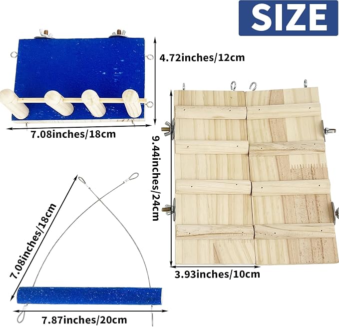 FlidRunest Bird Toy, Parrot Perch Platform - Image 6