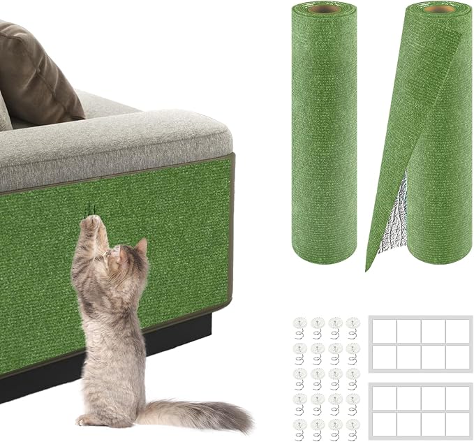 2Pack Total 78.7"x15.8" Cat Scratch Mat by ZLAFM