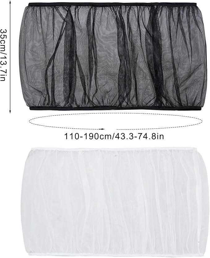 Fengek 2 Pcs Adjustable Bird Cage Cover & Seed Catcher Net - Image 2