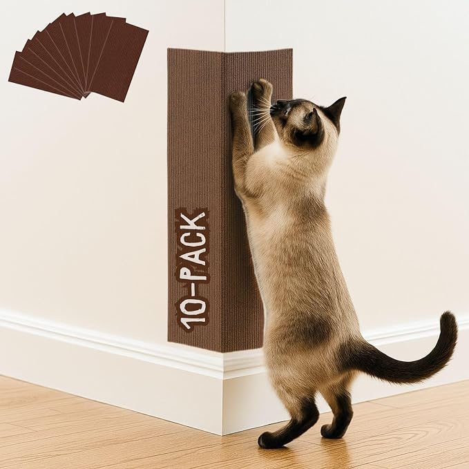 Cat Scratch Mat, 23.6’’ x 11.8’’ Cat Wall Corner Scratcher, Versatile by 2ME