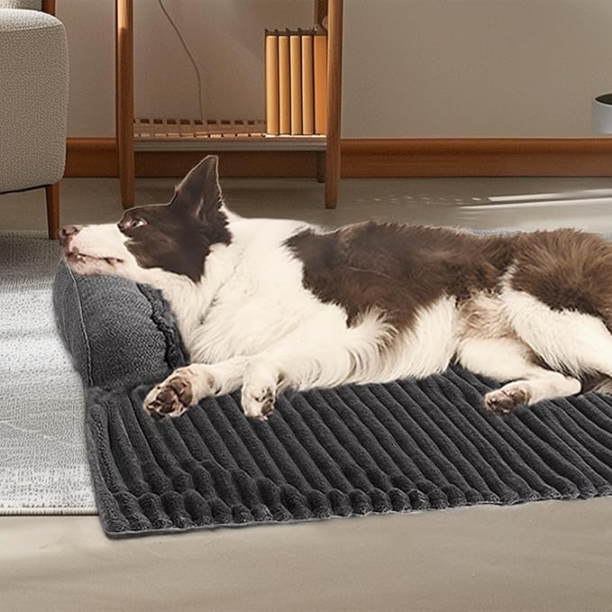 WINDRACING Luxury Dog Couch Bed, Washable Calming Dog Couch Cover, Couch - Image 2