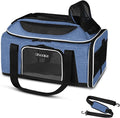 Petskd Top-Expandable Pet Carrier 17x12x8.5 Inches JetBlue Allegiant Spirit by Petskd
