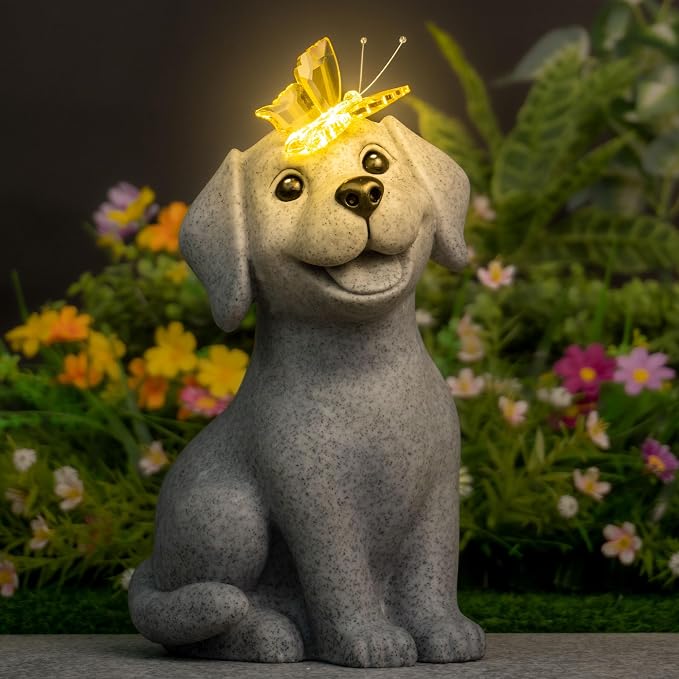DecorSmart Dog Garden Outdoor Statue Dog mom dad Lovers Gifts by DecorSmart
