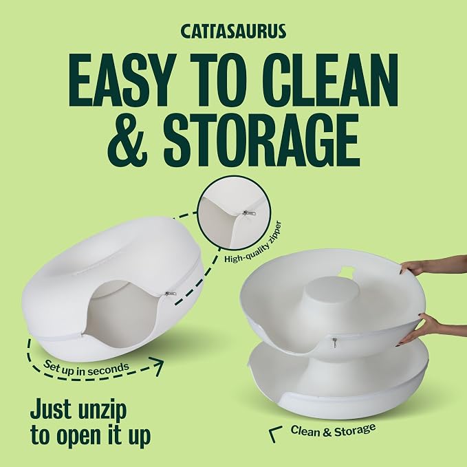 Cattasaurus Peekaboo Cat Cave, Extra Spacious - Image 7