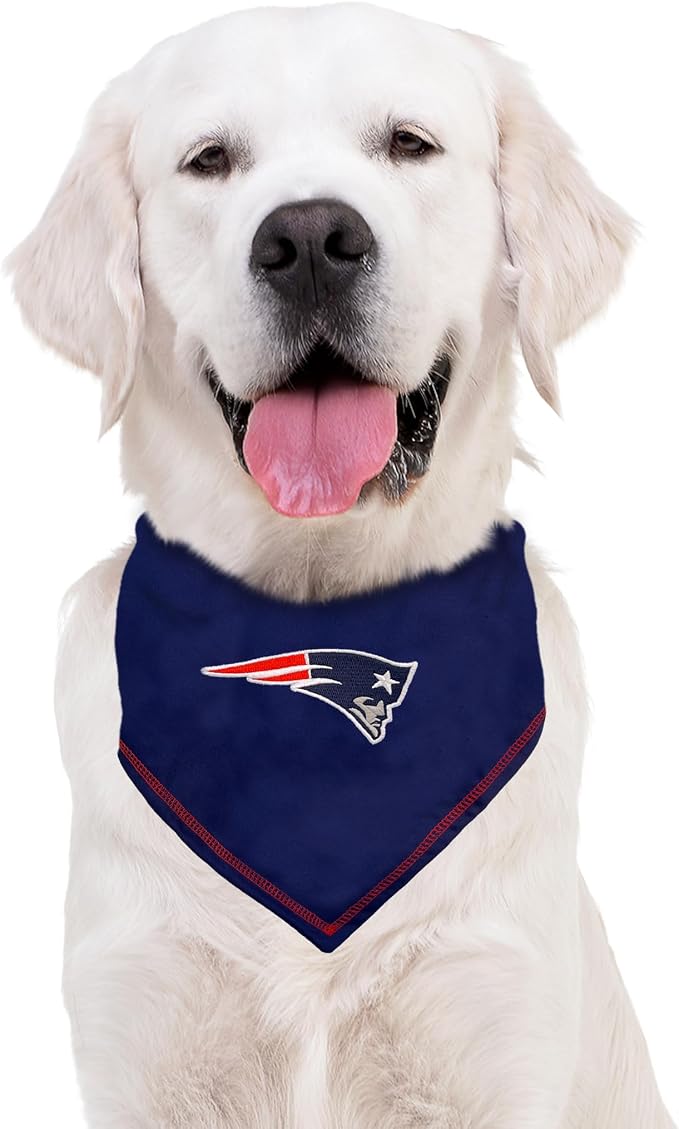 Pets First NFL New England Patriots TIE Dog Bandana, Small/Medium. Ultimate - Image 5