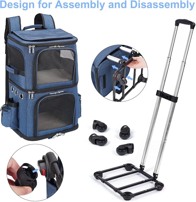 Double-Compartment Pet Carrier Backpack - Image 5