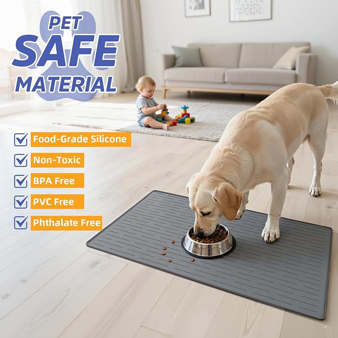 Large Dog Mats for Food and Water - Image 4