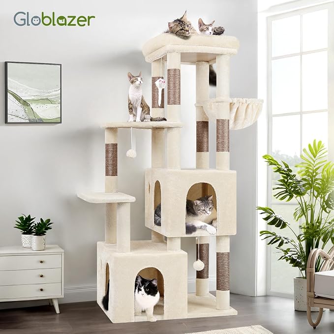 Globlazer Cat Tower for Indoor Cats, Heavy Duty Cat Trees for Large Cats Adult - Image 8