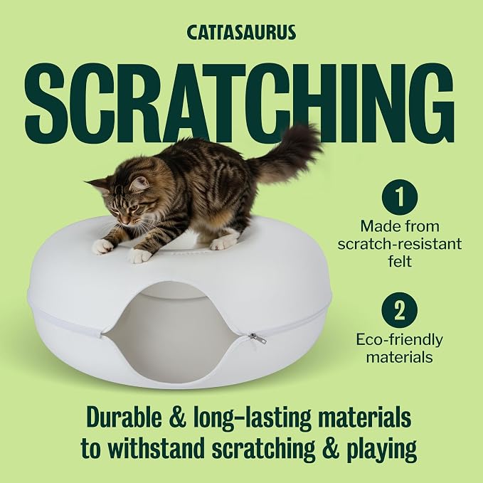 Cattasaurus Peekaboo Cat Cave, Extra Spacious - Image 2