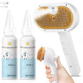 Pet Steam Brush for Dog & Cat – shower bath brush – Steam for Shedding & by VVWVVW