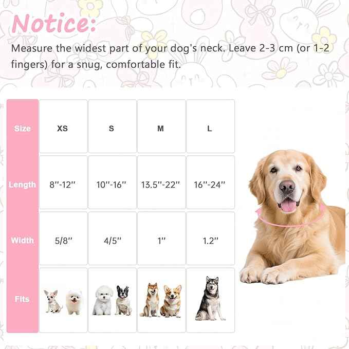 Easter Dog Collar, Spring Dog Collar