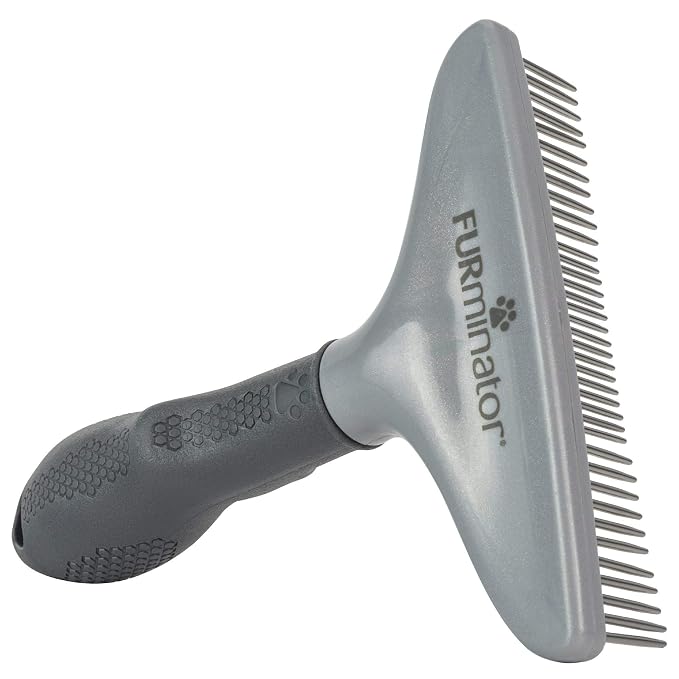 FURminator Dog/Cat Grooming Rake, Grooming Tool, Removes Loose Hair and Tangles by FURminator