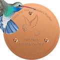 Bird Bath Copper Disc- Reinforced 99.99% Pure Copper Bird Bath Purification by Unknown