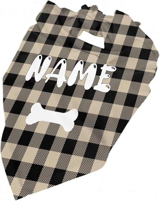Custom Dog Bandanas with Your Text Logo Name Image Personalized Neckwear - Image 6