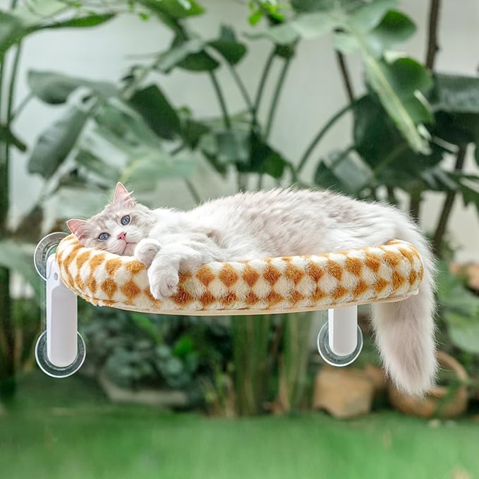 Sunhoo Cat Window Perch Bed Foldable Kitty Windowsill Hammock Shelf Seat Large by Sunhoo