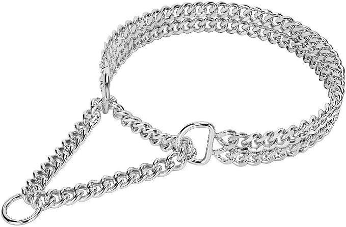 Silver Dog Chain Collar by KINGOLDOS