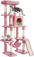 Yaheetech Cat Tree Cat Tower, 63in Multi-Level Kitten Tree w/Sisal-Covered by Yaheetech