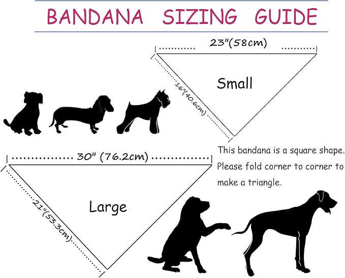 ARING PET Summer Dog Bandana-Cute Khaki Dog Bandanas, Comfortable Pet Scarf - Image 6
