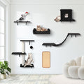 Cat Wall Shelves, 6 in 1 Cat Wall Furniture Set by %E2%80%8B%E2%80%8BPawCozy%E2%80%8B%E2%80%8B