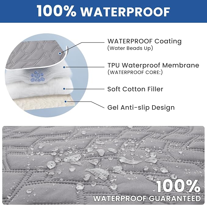 Waterproof Dog Bed Cover, Non-Slip Dog Blanket - Image 2