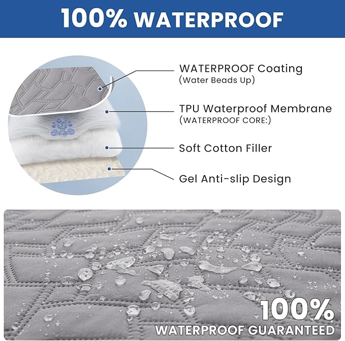 Waterproof Dog Bed Cover Pet Blanket, Soft Couch Cover - Image 2