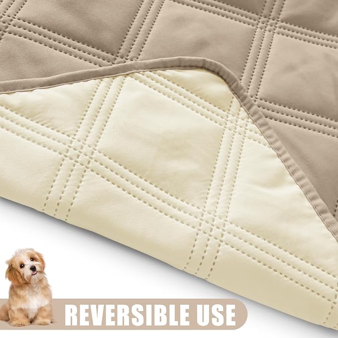 Smiry Waterproof Dog Bed Cover Blanket 82x82, Soft Reversible Pet Blanket - Image 3
