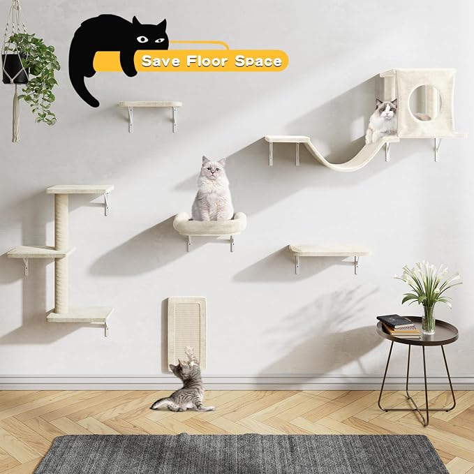 NUNU LAB Wall Mounted Cat Furniture Set - Image 3