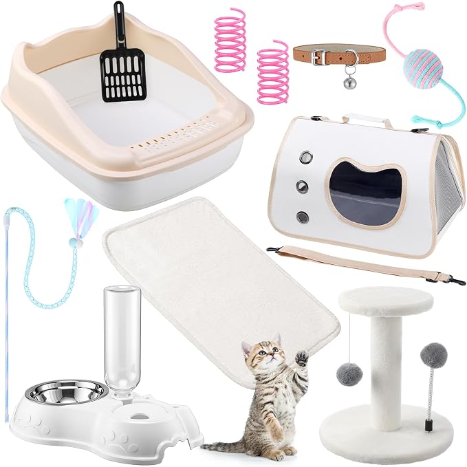 Eccliy Kitten Starter Kit, Pet Toy, Folding Carrier, Climbing Frame, Automatic by Eccliy