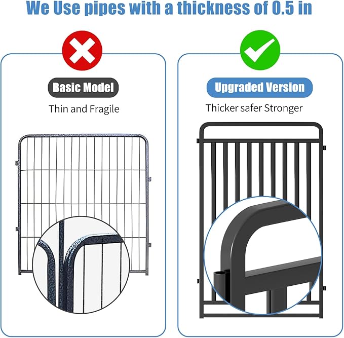 New Thickened Version Dog Playpen, 40 Inch Dog Fences - Image 3