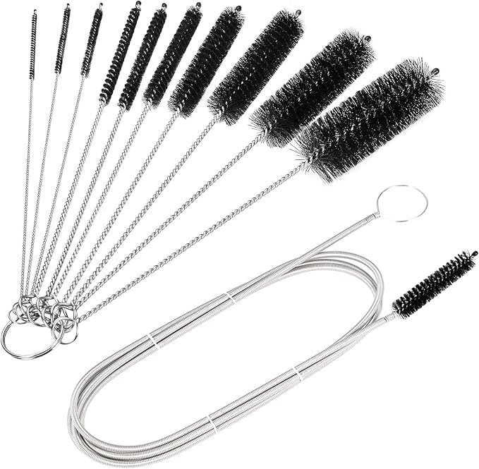 CiaraQ Bottle Cleaning Brushes, 8 Inch Nylon Tube Brush Set & A Flexible Long by CiaraQ