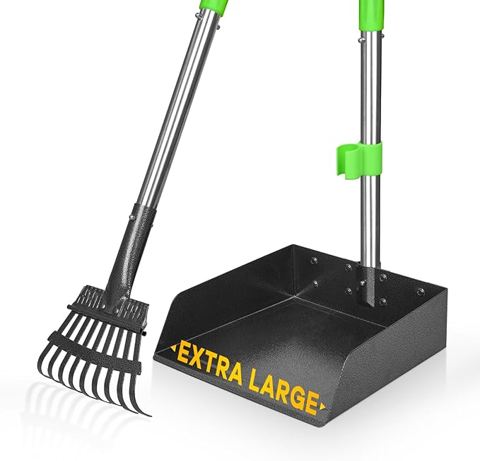 TOOGE Larger Pooper Scooper for Large Dogs, Dog Pooper Scooper for Large Medium by TOOGE
