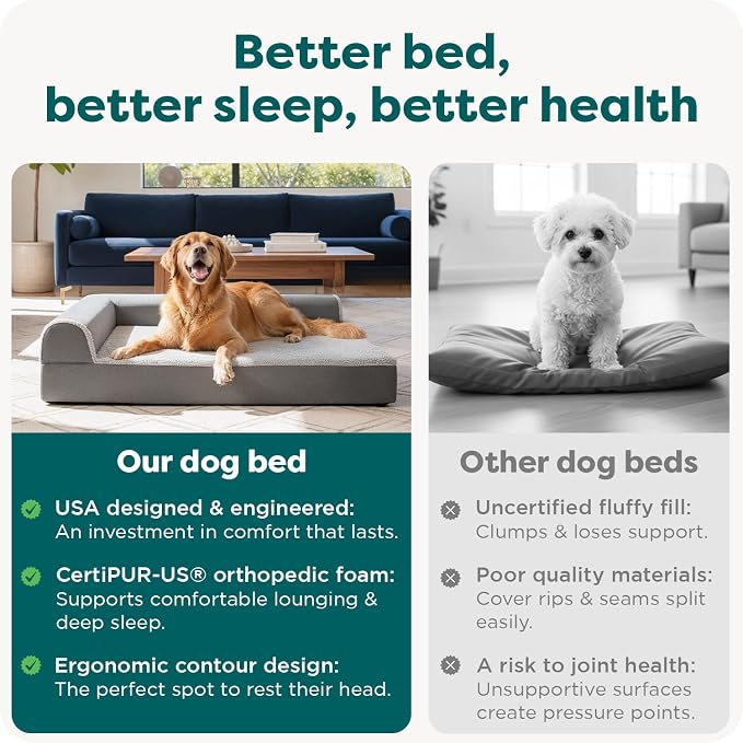 Furhaven Orthopedic Dog Bed for Large Dogs w/ Removable Bolsters & Washable - Image 7